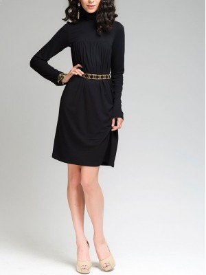 Rochie casual cu curea Rochie casual cu curea