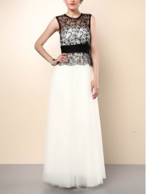 rochie de sifon si dantela rochie de sifon si dantela