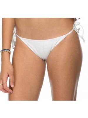 Pantaloni albi cu legături