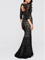 Rochie din dantela cu spatele deschis