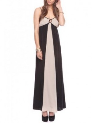 Rochie in doua culori