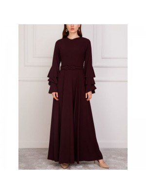 Rochie lungă de bal în visiniu Rochie lungă de bal în visiniu