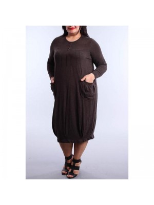 Rochie maro din lana