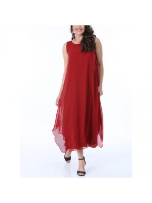 Rochie lată din șifon Rochie lată din șifon