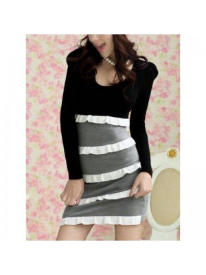Rochie de lana in trei culori