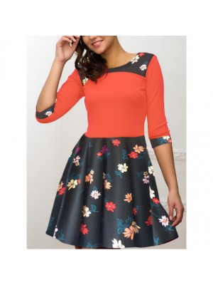 Rochie scurta colorata Rochie scurta colorata