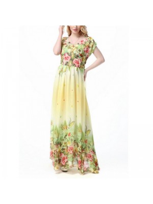 Rochie lunga colorata Rochie lunga colorata