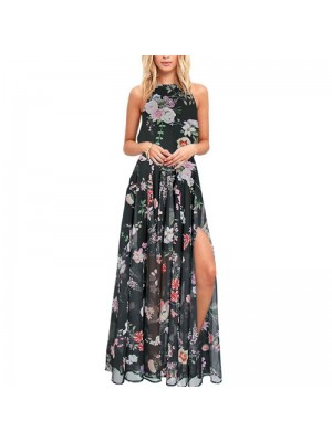 Rochie cu imprimeu din sifon