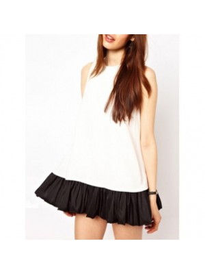Rochie scurta in doua culori Rochie scurta in doua culori