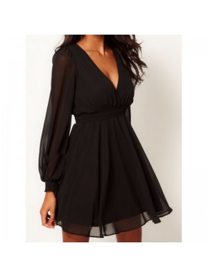 Rochie cu talie inalta