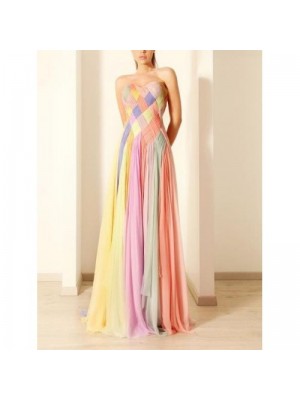 Rochie de bal lunga din sifon