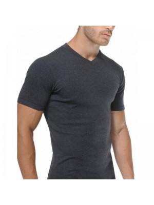Tricou gri din lana